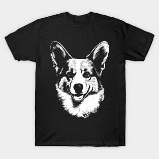 Corgi Love Dog Portrait T-Shirt